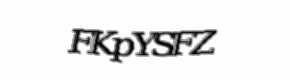 Security check image, please type the characters shown