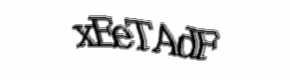 Security check image, please type the characters shown